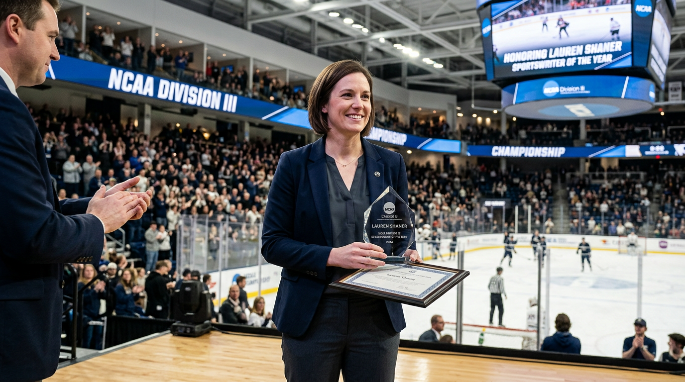 Shaner named D3 sportswriter of year
